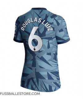 Günstige Aston Villa Douglas Luiz #6 3rd trikot Damen 2023-24 Kurzarm